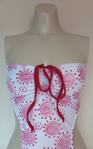 Coral Bloom Cut Out One Piece